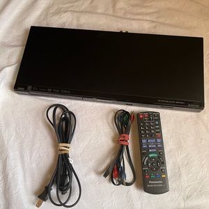 Panasonic DMP-BD75 Blu-Ray Player & Remote -Tested